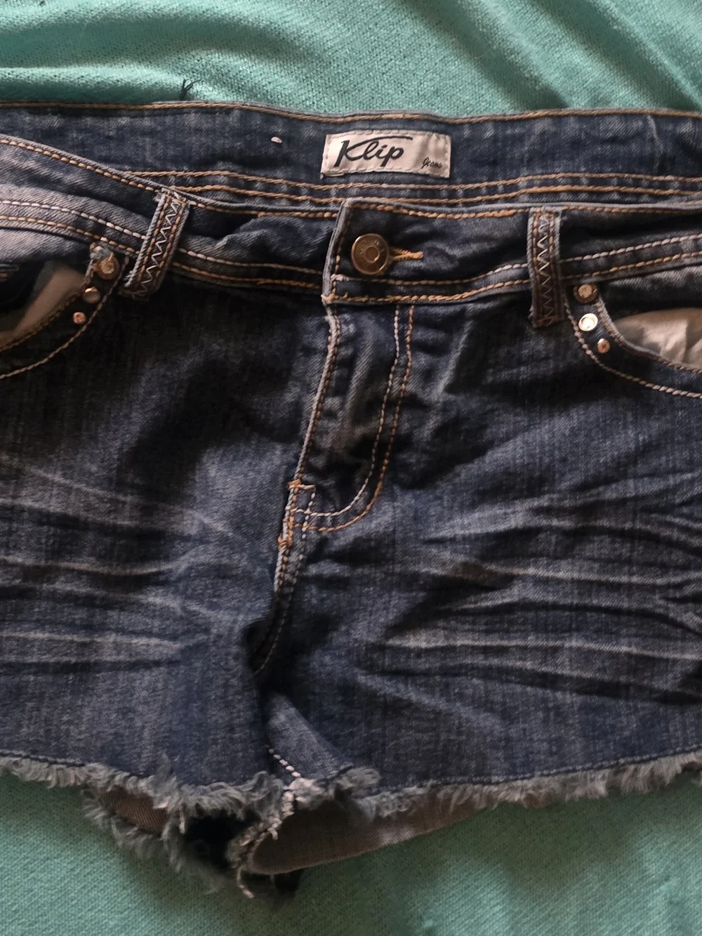 Women’s Blue Denim Jean Shorts